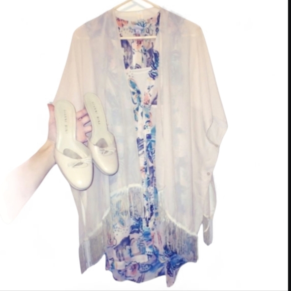 NWT Cream Kimono - Picture 7 of 12